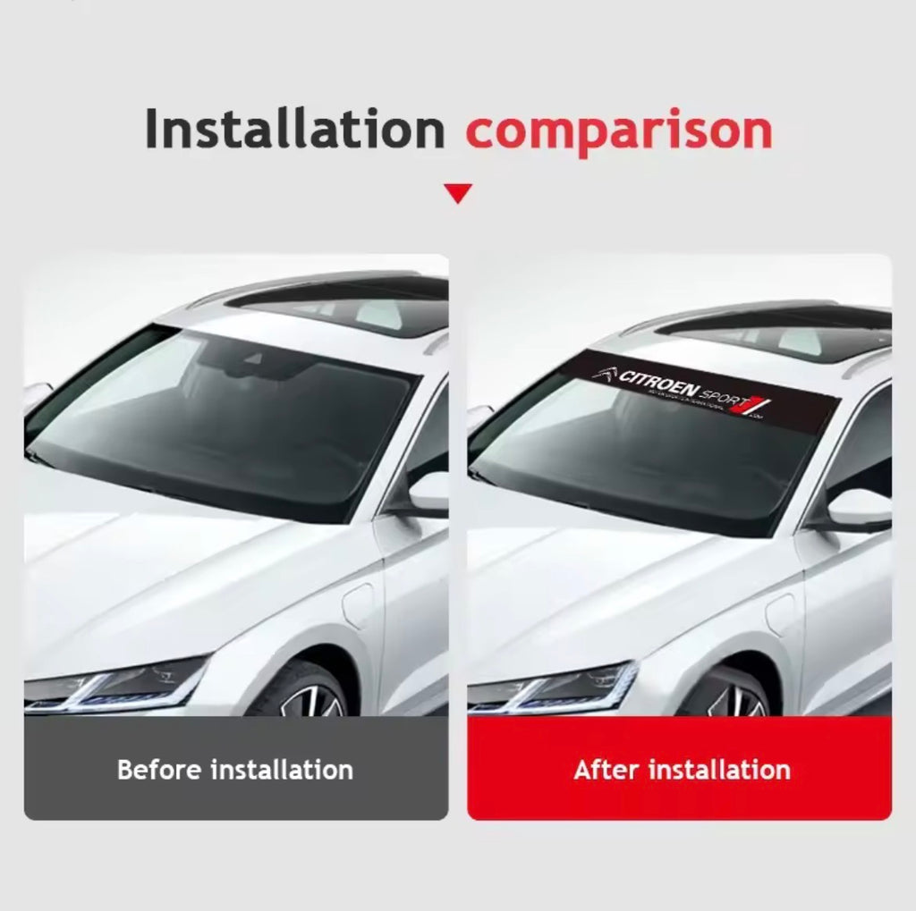 Citroen Windshield Decal - Multiple Models Available