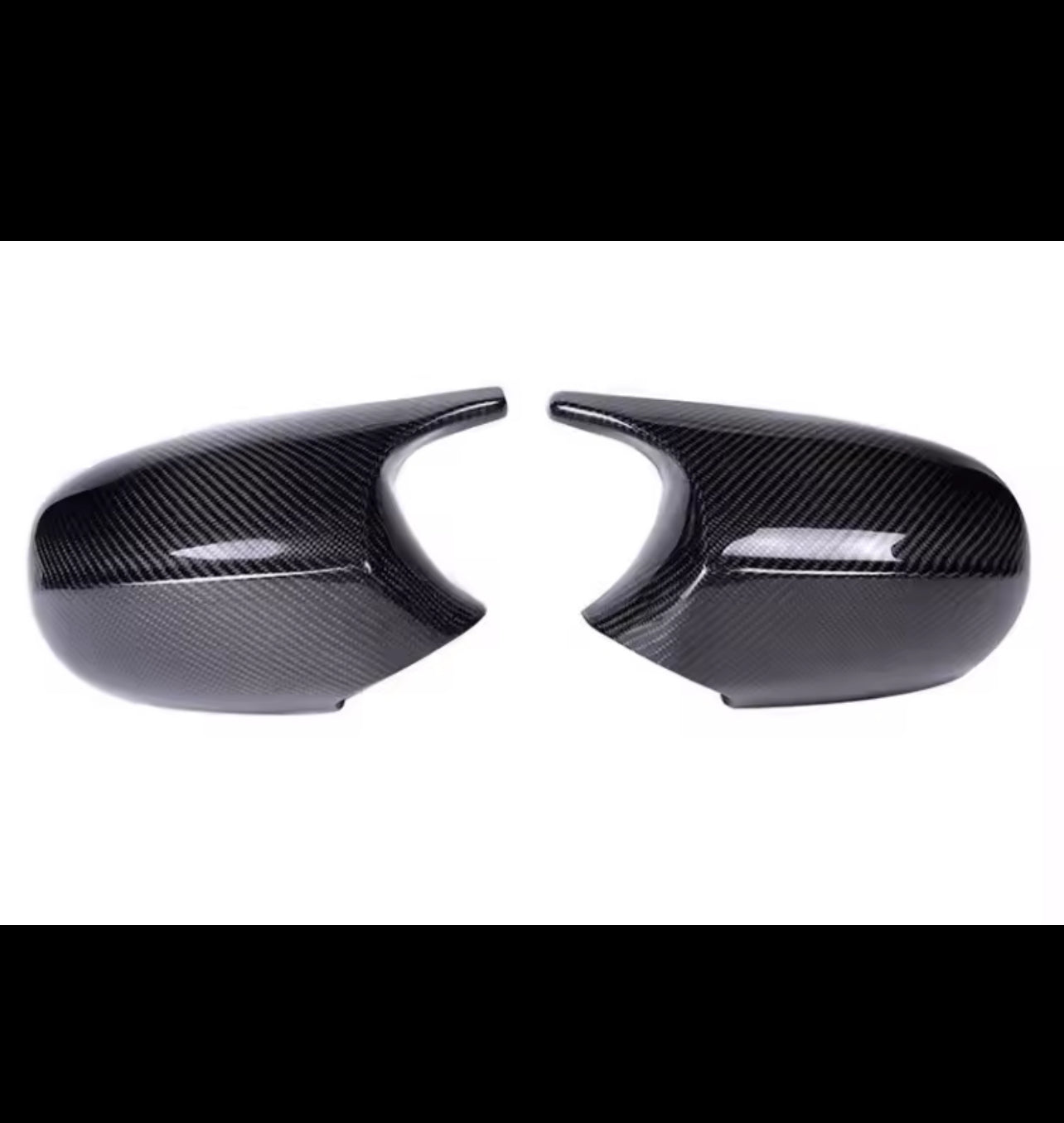 BMW Premium Mirror Cover - Carbon Fiber Style