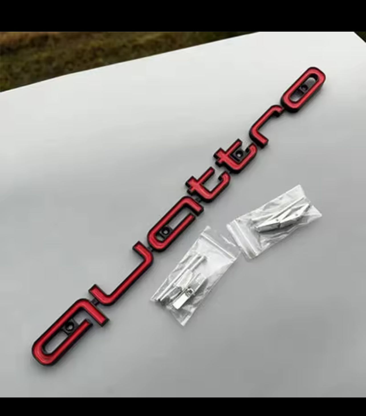 Audi Quattro Logo - Premium Emblem