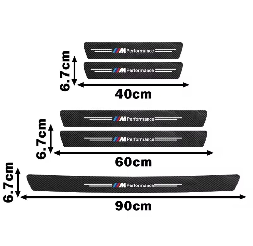 BMW Carbon Fiber Door Sill Protectors - M Performance